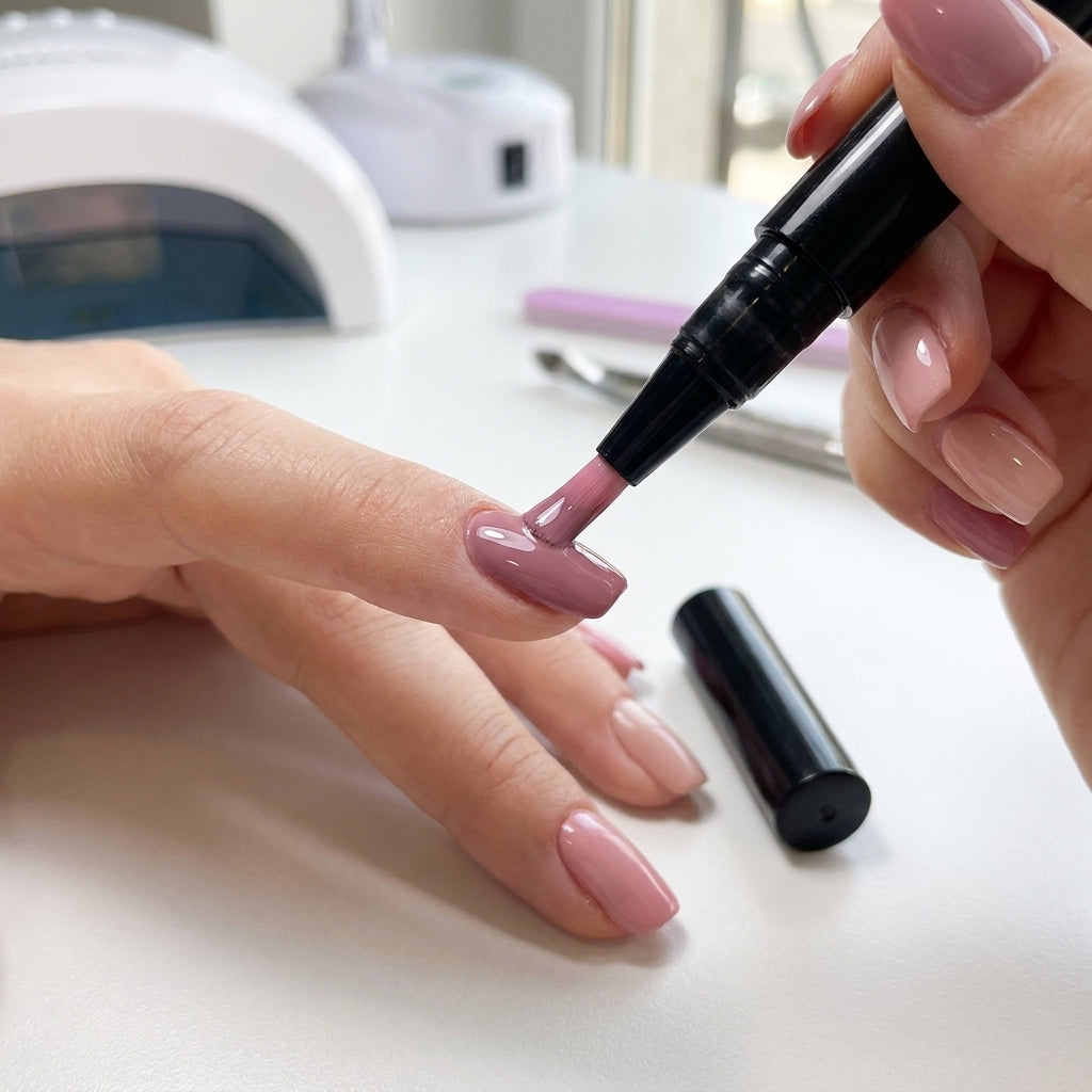 Gel Nail Polish Nail Art Quick Dry Nail Polish Painting Pen 1-Step - Image 1