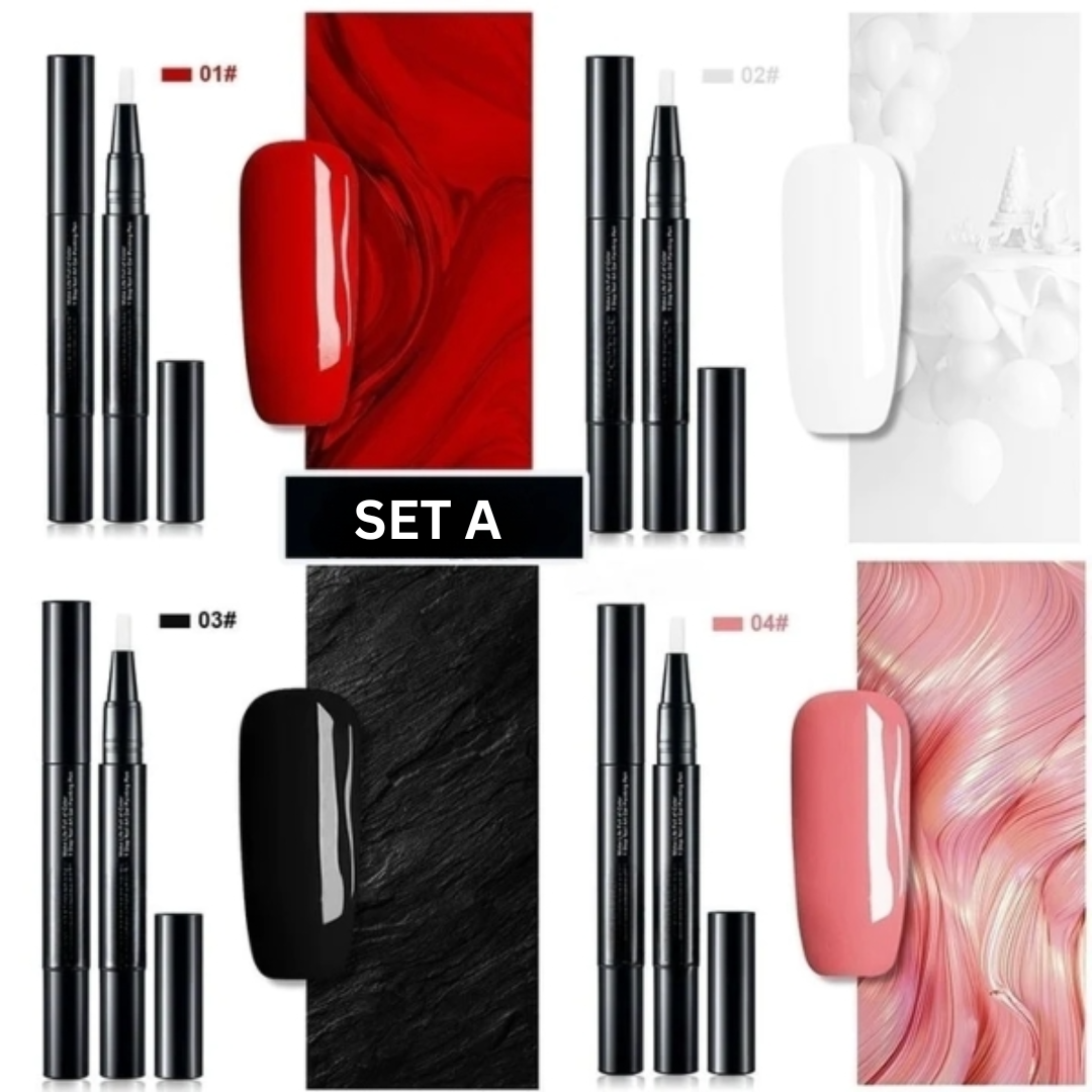 Gel Nail Polish Nail Art Quick Dry Nail Polish Painting Pen 1-Step - Image 5