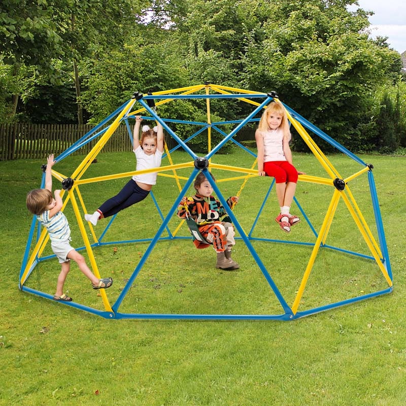 Geometric Dome Climber Climbing Backyard Jungle Gym Swing - Image 1