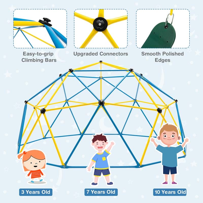 Geometric Dome Climber Climbing Backyard Jungle Gym Swing - Image 6