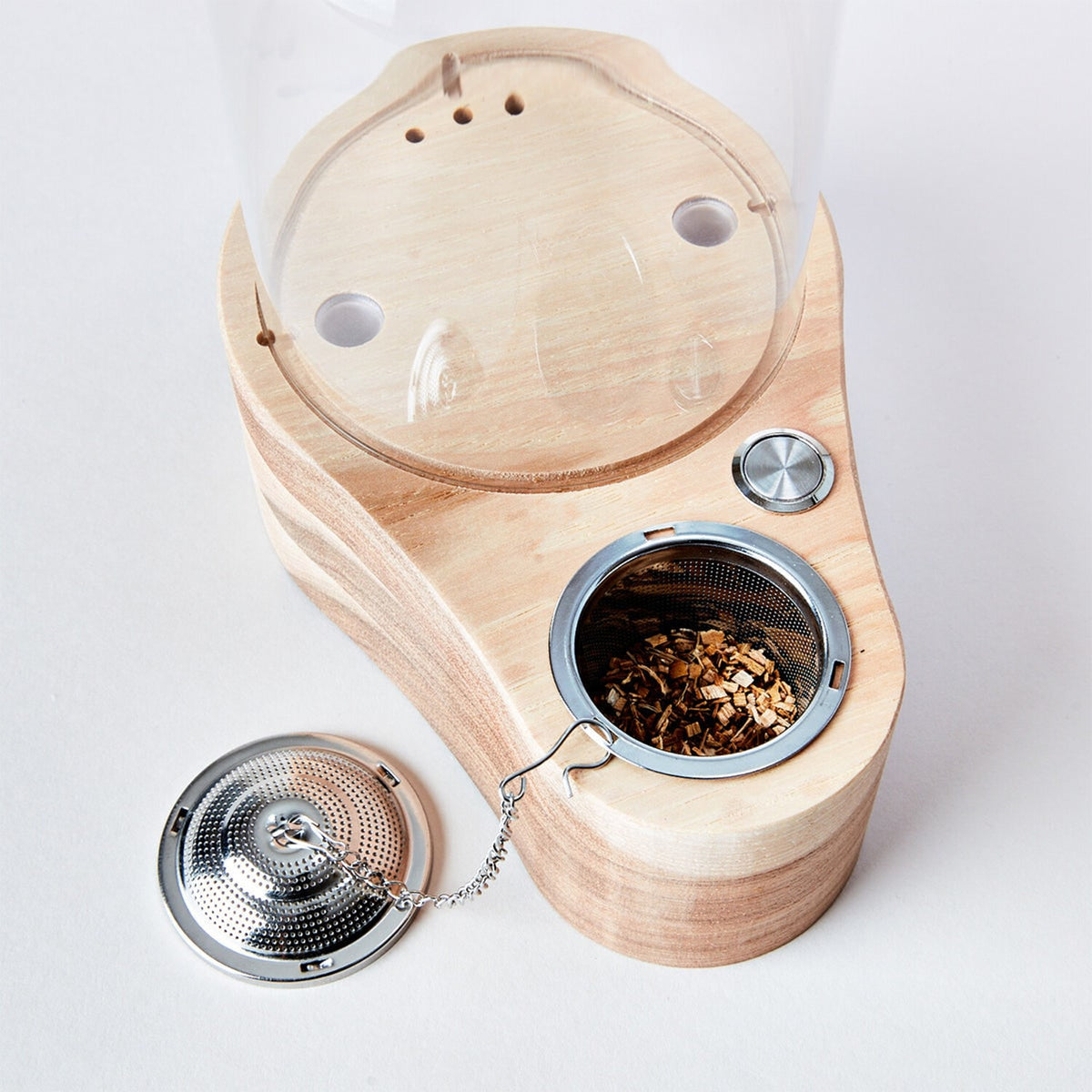 Glass Cocktail Smoker With Handcrafted Dome And LED Lighting - Image 15