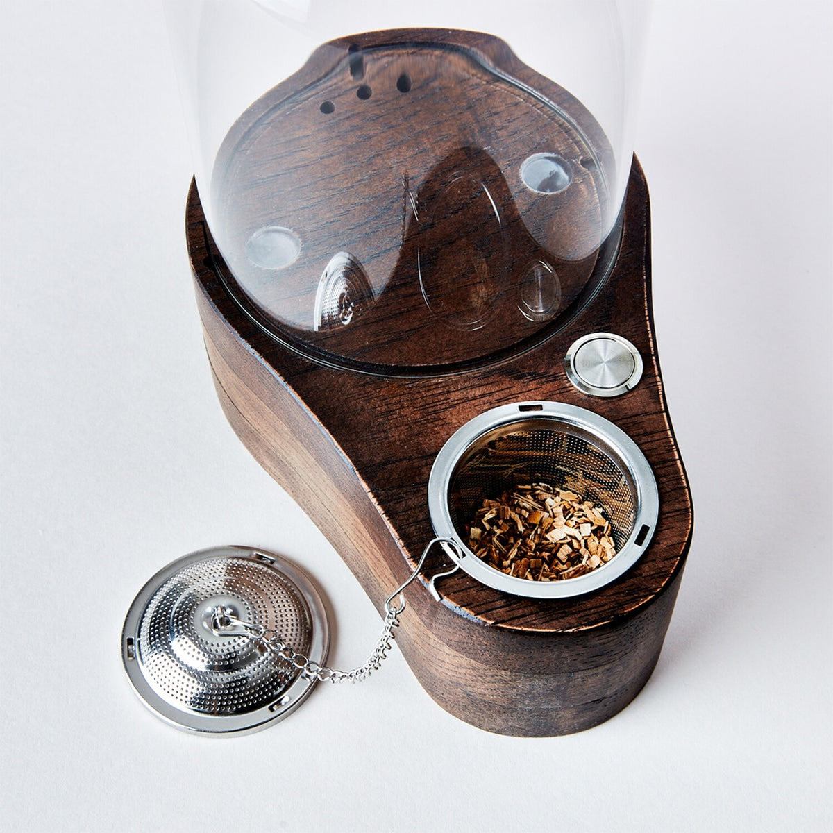Glass Cocktail Smoker With Handcrafted Dome And LED Lighting - Image 8