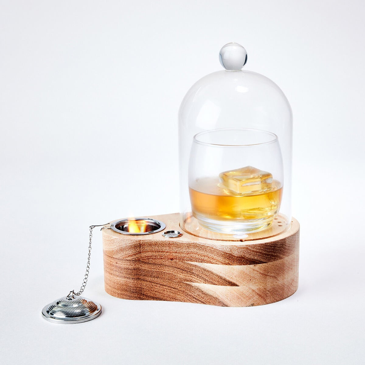 Glass Cocktail Smoker With Handcrafted Dome And LED Lighting - Image 13
