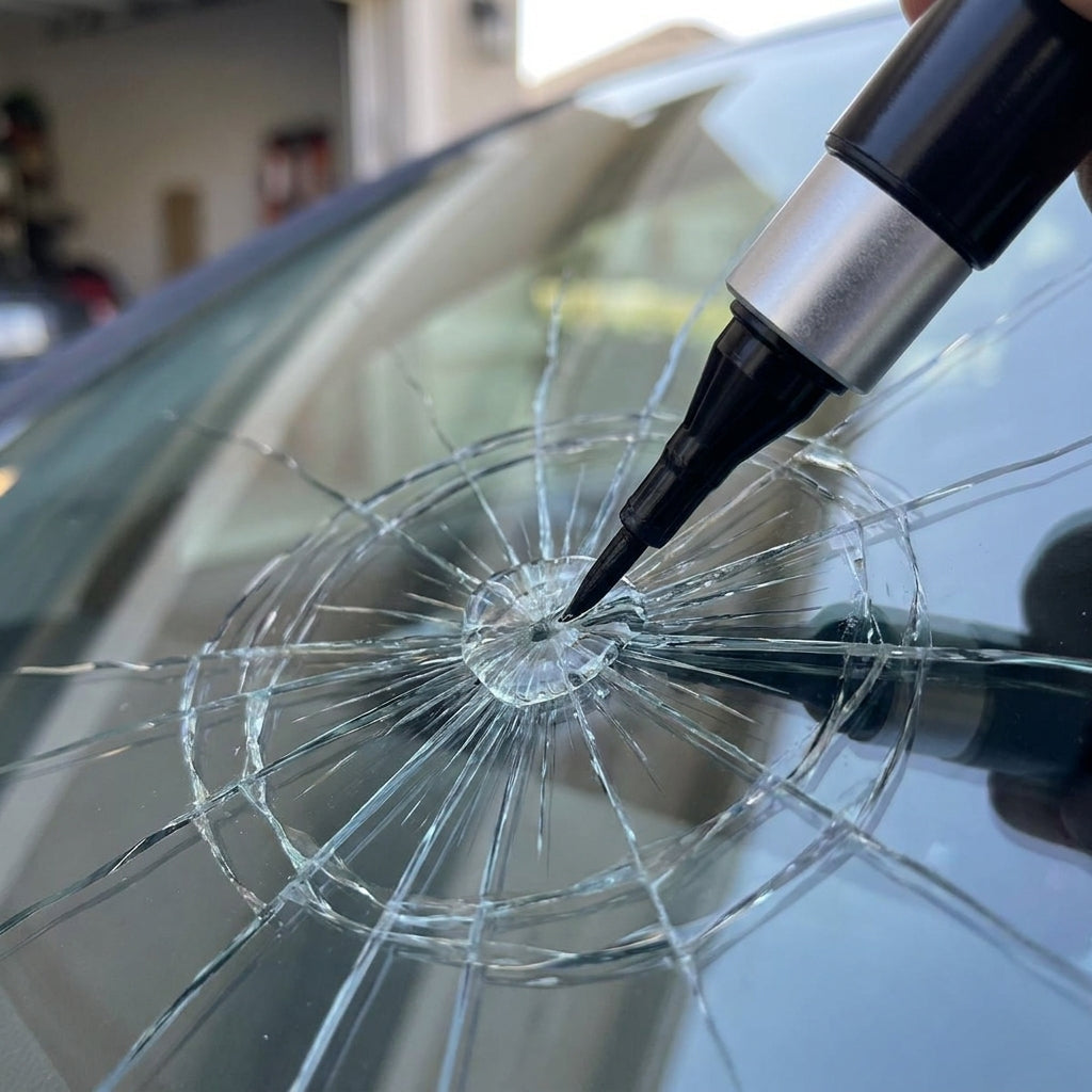 Windshield Crack Repair Kit Auto Glass Repair Diy Chip Repair Kit - Image 1
