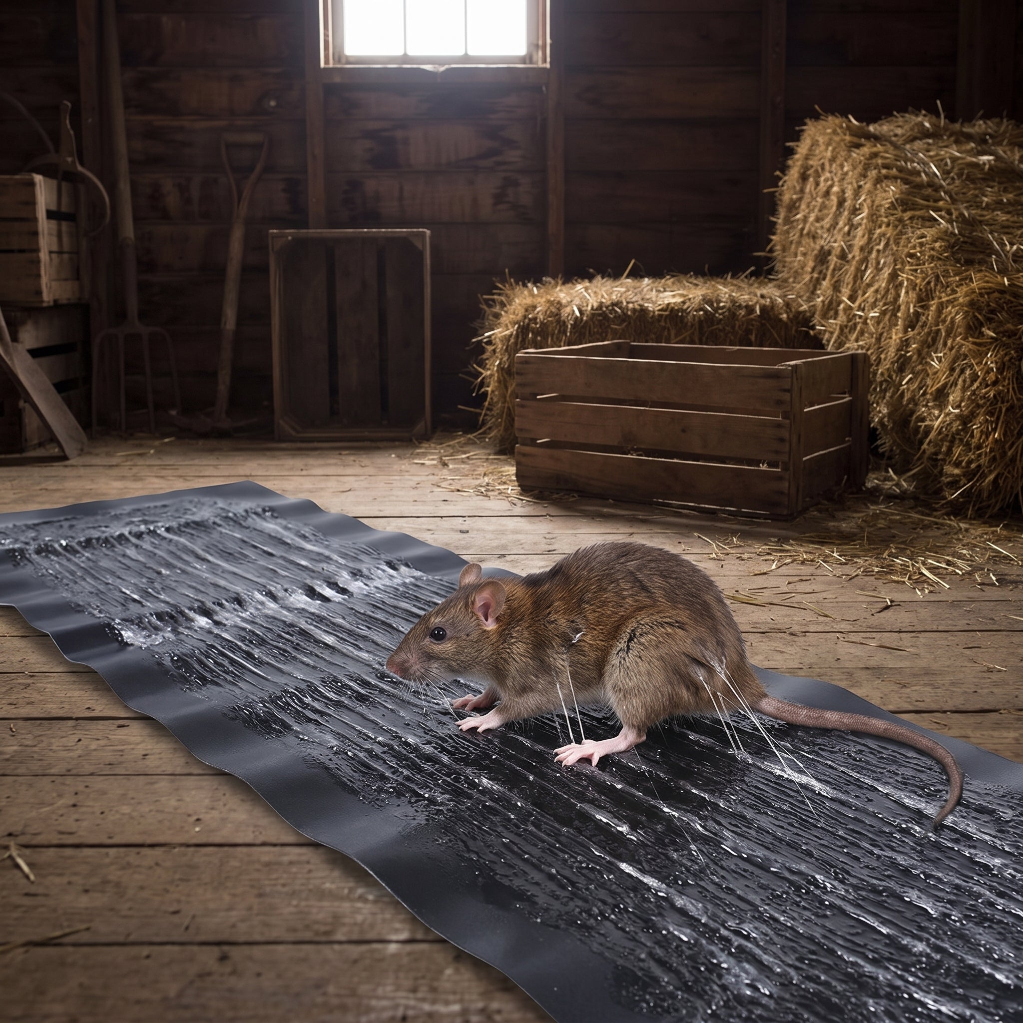 Mouse Glue Traps Rodent Rat Sticky Pest Control - in-use