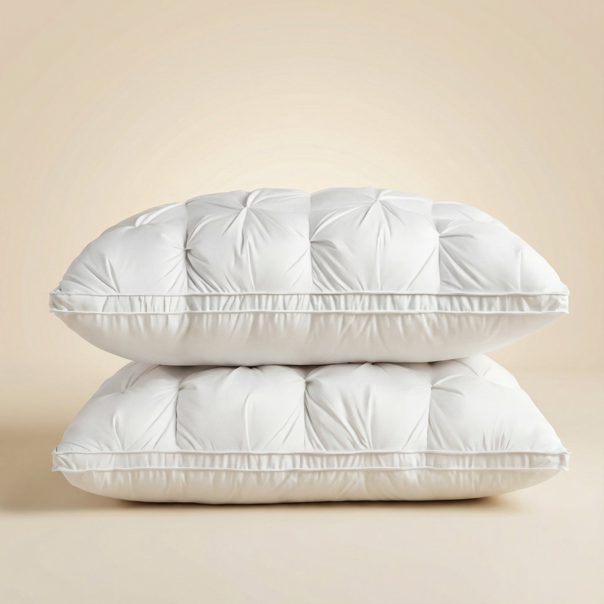 Goose Down Pillow Hotel Quality Goose Feather Bed Pillow Cotton - Image 1