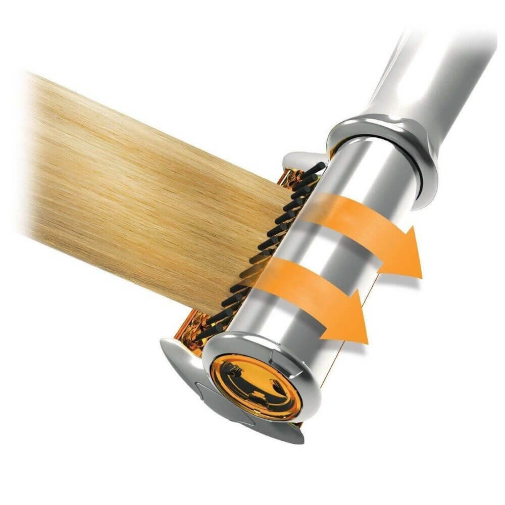 Hair Curler Heated Styler Rotating Barrel Brush Silver Gold Black - Image 7