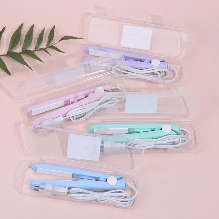 Hair Styler Ceramic Hair Straightener Travel Curling Iron Mini Size - Image 3