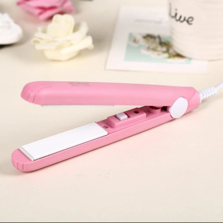 Hair Styler Ceramic Hair Straightener Travel Curling Iron Mini Size - Image 7