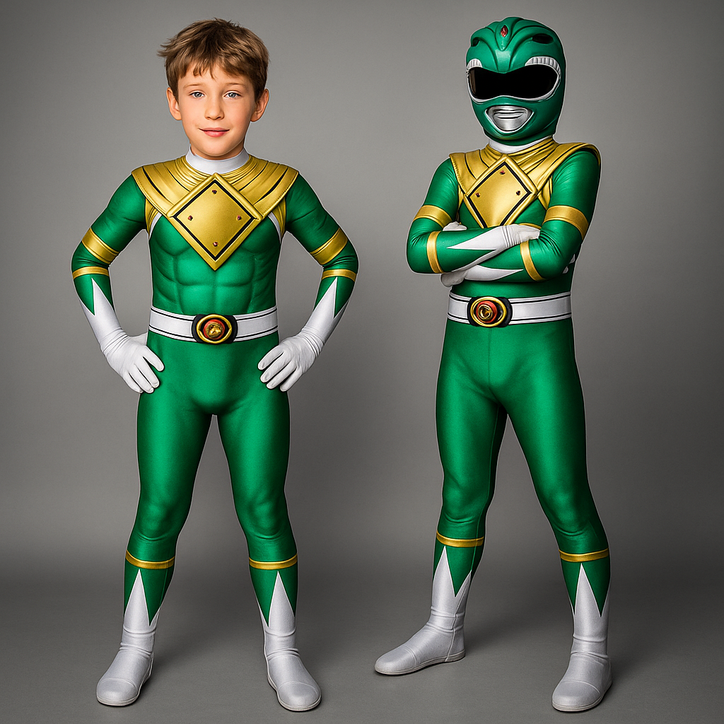 Halloween Costume color heroes Costume Superhero Childrens Jumpsuit - Image 2