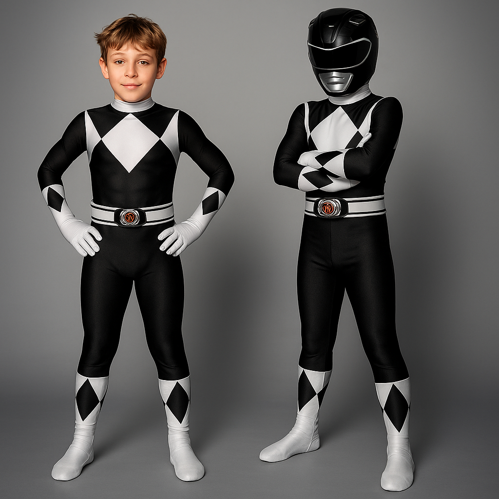 Halloween Costume color heroes Costume Superhero Childrens Jumpsuit - Image 4