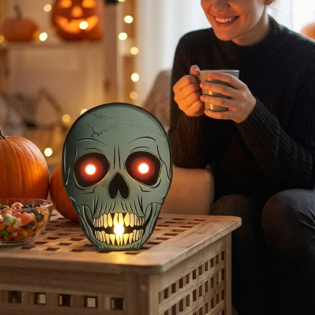 Halloween Shaped LED Lights Battery Operated Room Decor - in-use