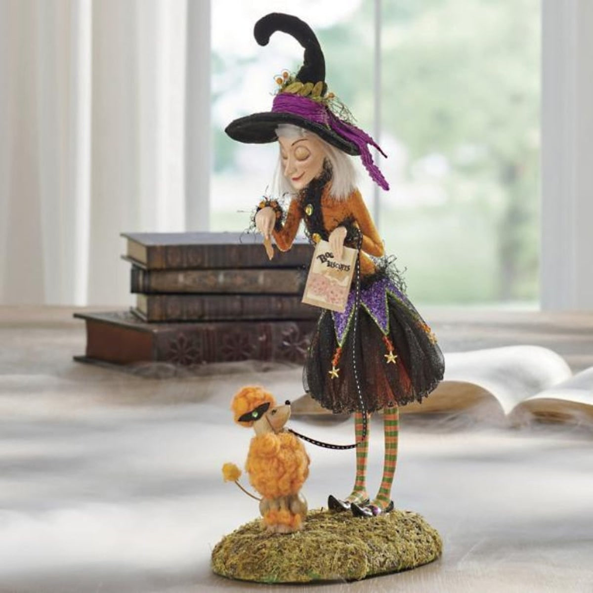 Halloween Figurine Witch Decor Multicolor Indoor Decorative Resin Figure - Image 11