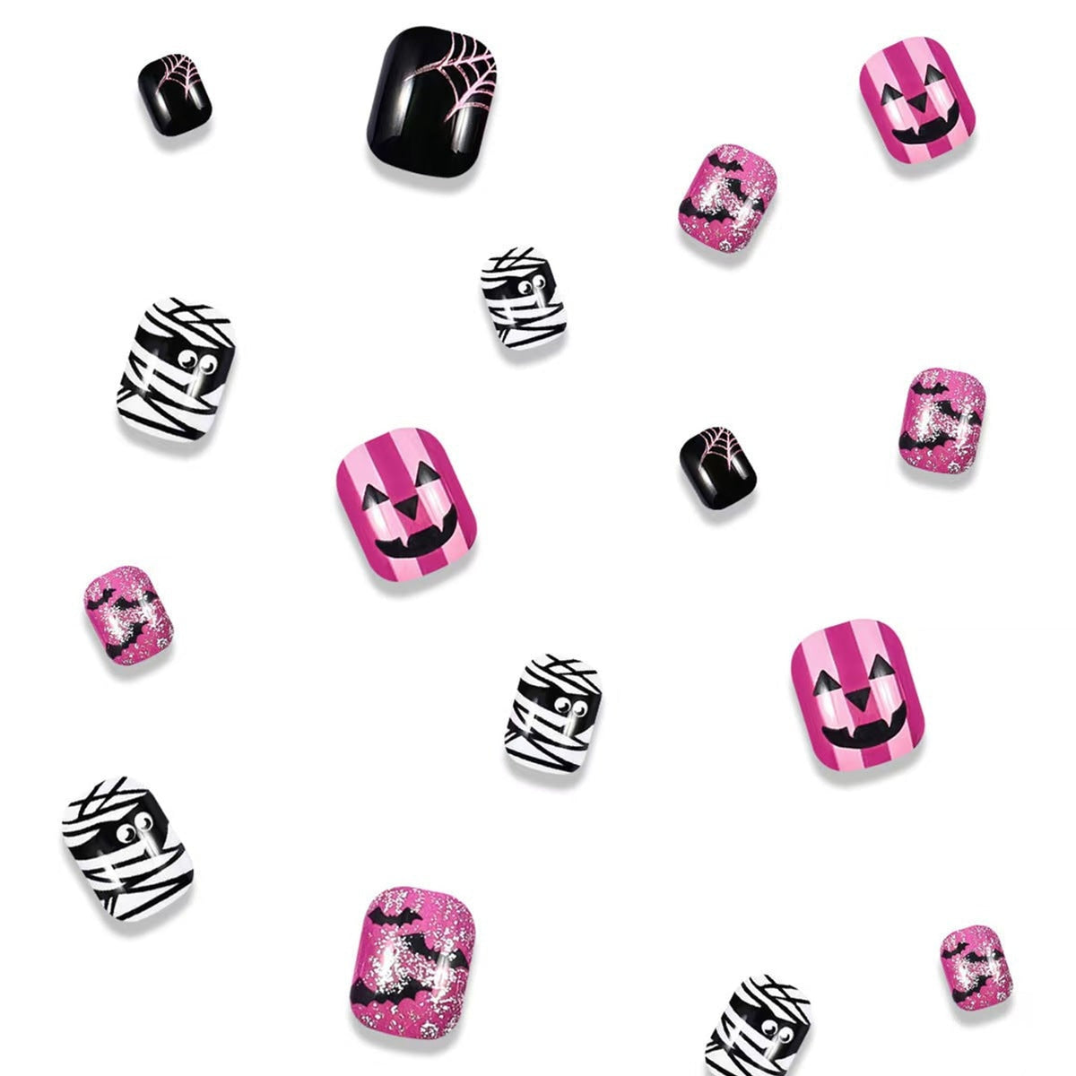Halloween Press On Nails Kreatives Halloween-Nagelset Karnz - Image 3