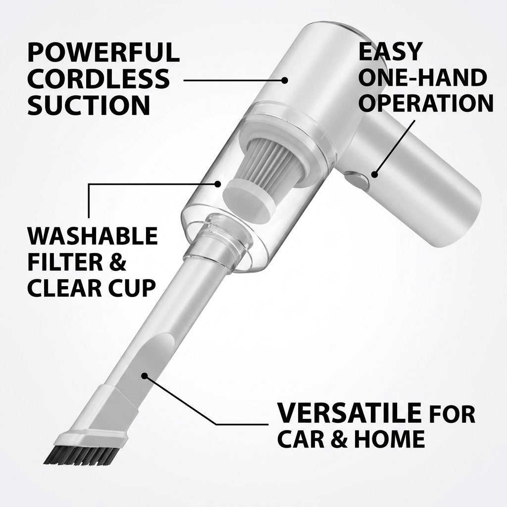 handheld car vacuum key benefits and features