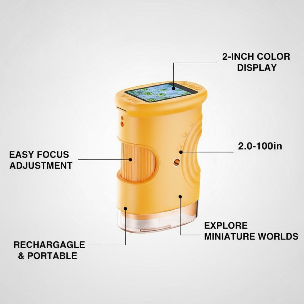 A Full Microscope That Fits in a Pocket