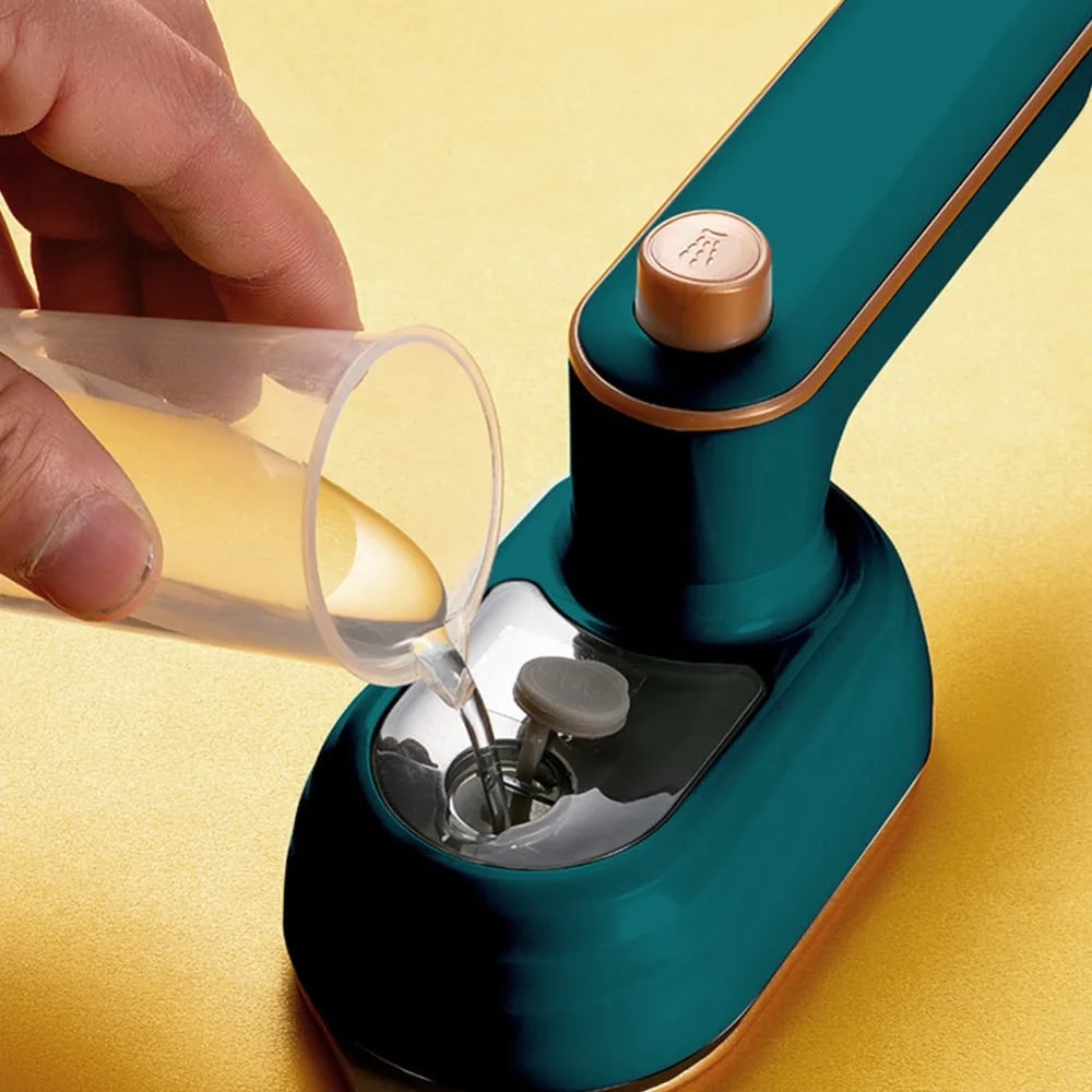 Handheld Steam Iron Compact Portable Garment Steamer Flat Soleplate - Image 9