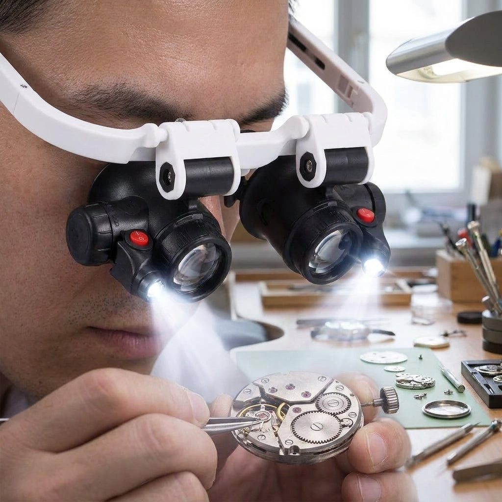 Headband Magnifier with LED - Image 7