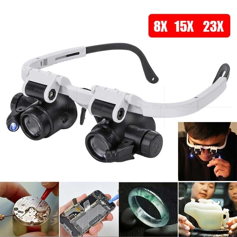 Headband Magnifier with LED - Image 2