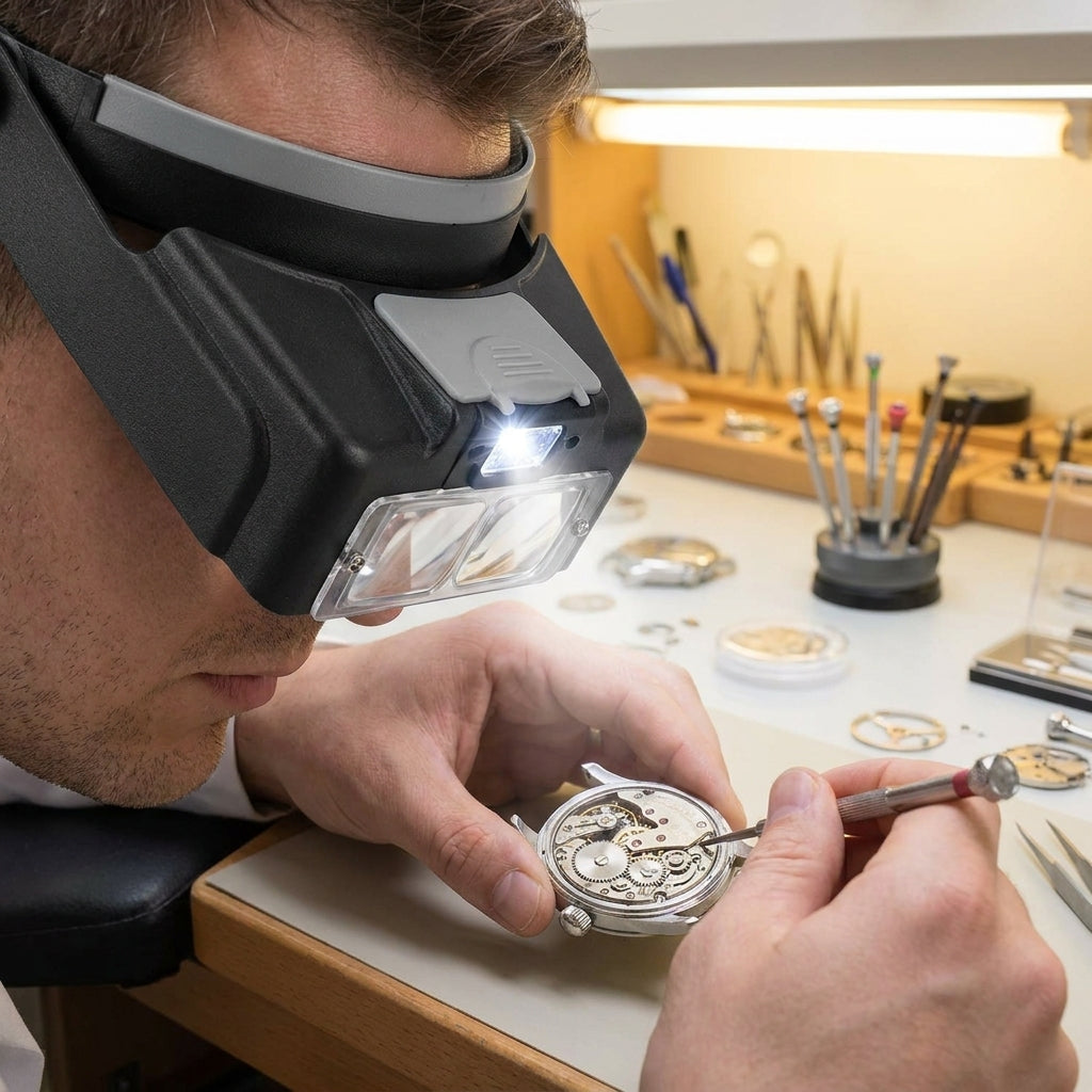 Headband Magnifier with LED - Image 6
