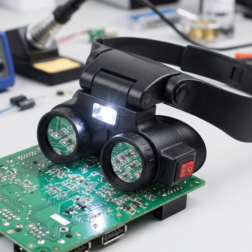 Headband Magnifier with LED - Image 4