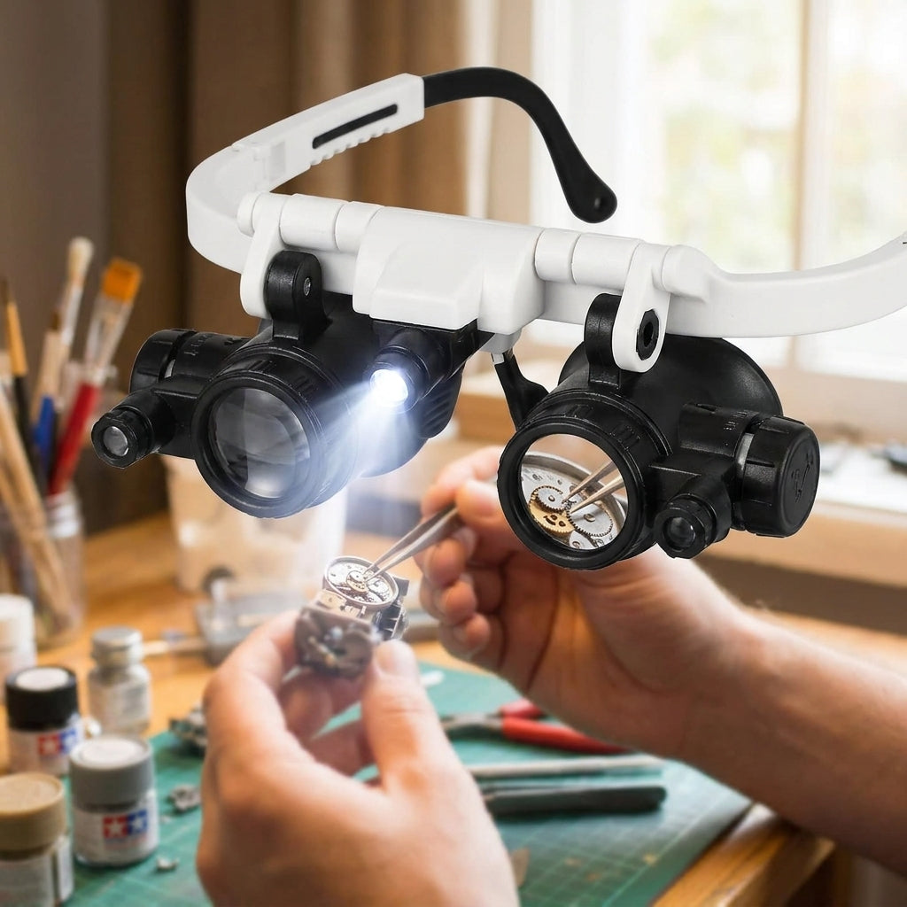 Headband Magnifier with LED - Image 5