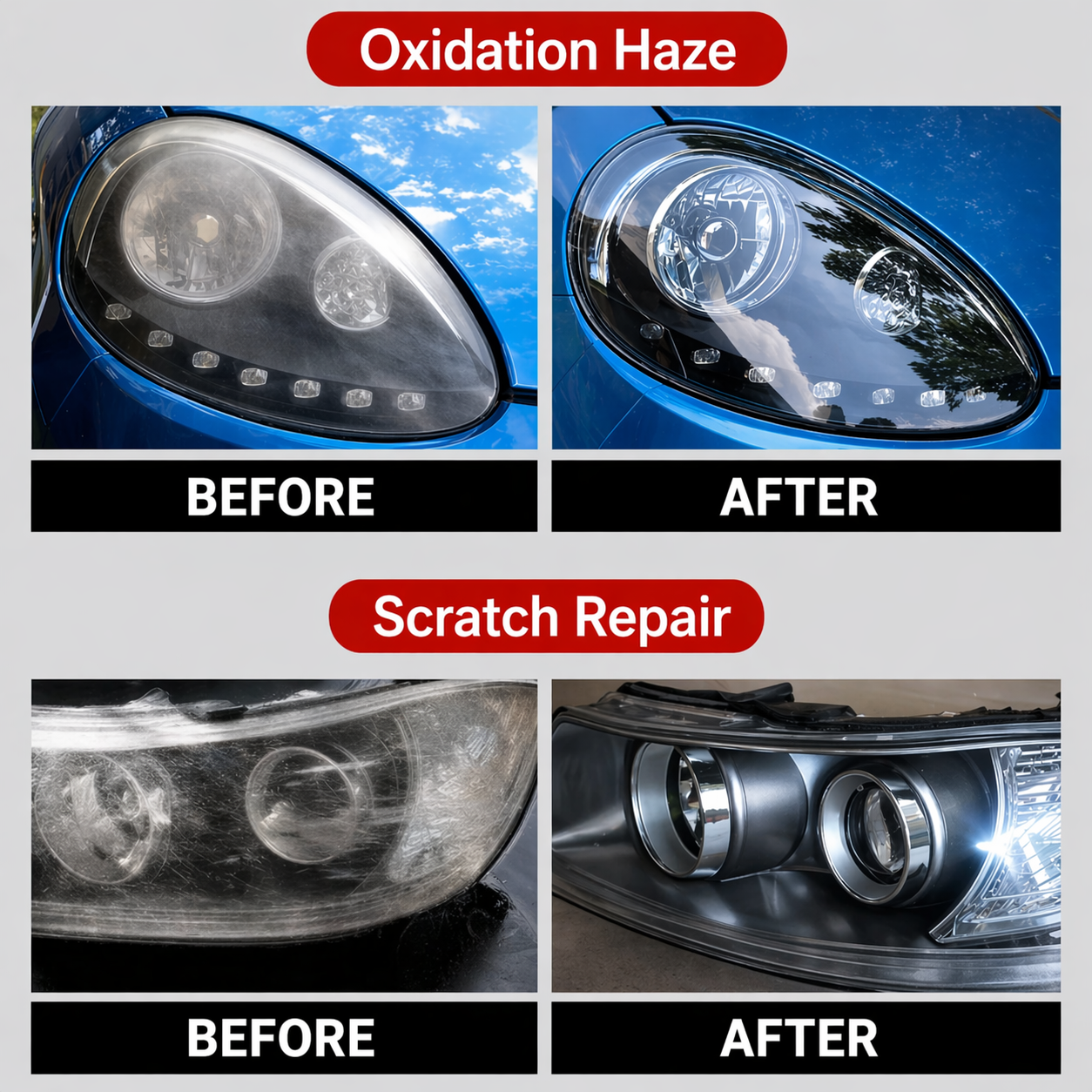 Headlight Restorer Headlight Restoration Car Headlight Cleaner Liquid - Image 2