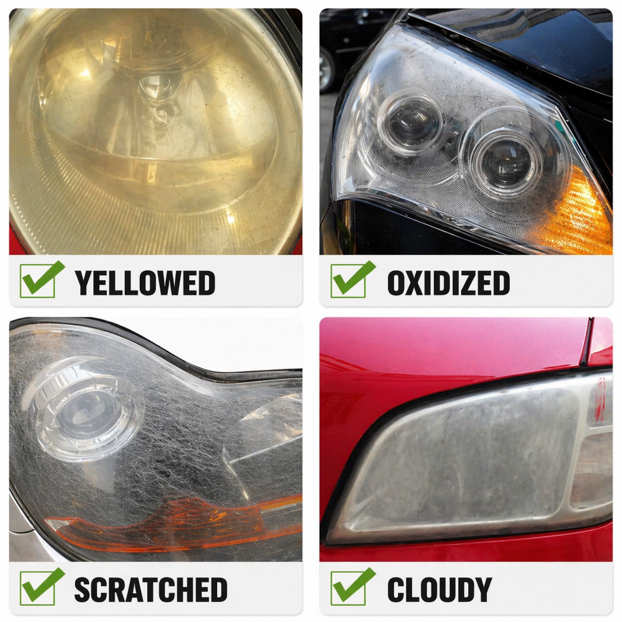 Headlight Restorer Headlight Restoration Car Headlight Cleaner Liquid - Image 4
