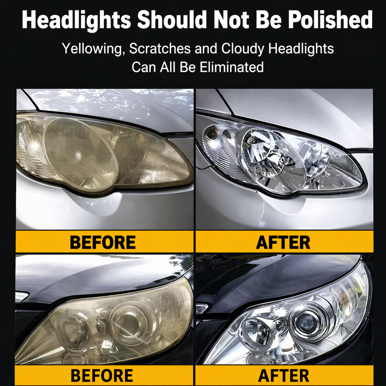 Headlight Restorer Headlight Restoration Car Headlight Cleaner Liquid - Image 6