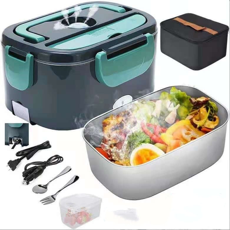 Heated Lunch Box Electric Food Warmer Portable Bento - Image 2