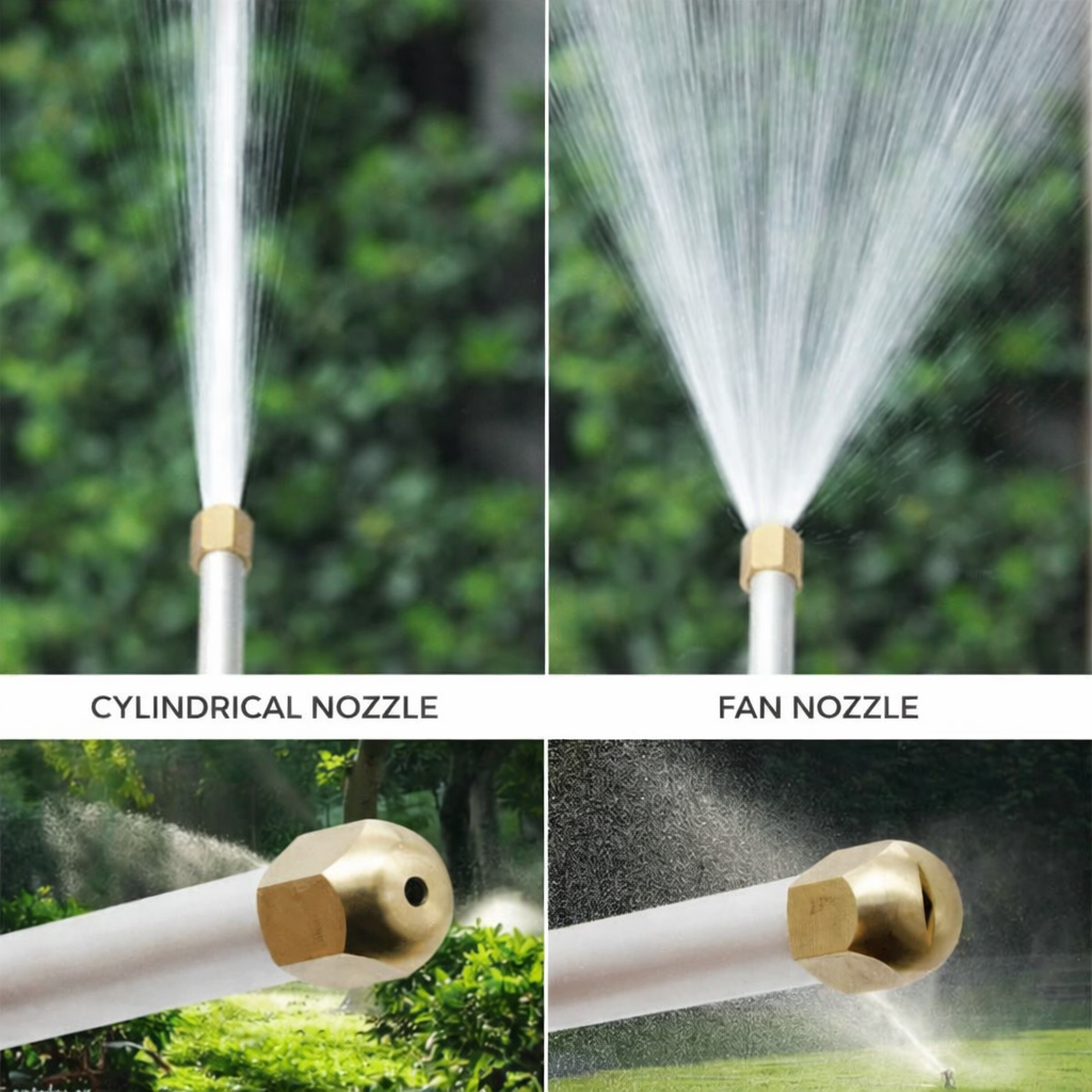 Hose Nozzle High Pressure Garden Hose Nozzle Metal Wand Attachment - Image 5