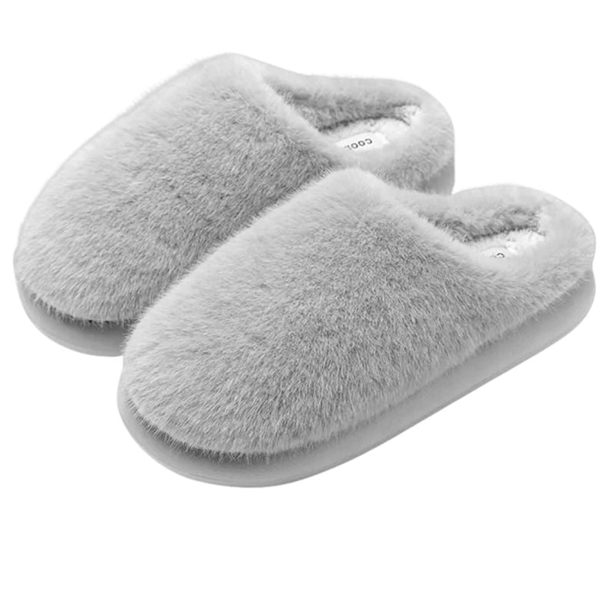 Indoor Slippers with Comfortable Plush Mule and Non-Slip Sole - Image 2