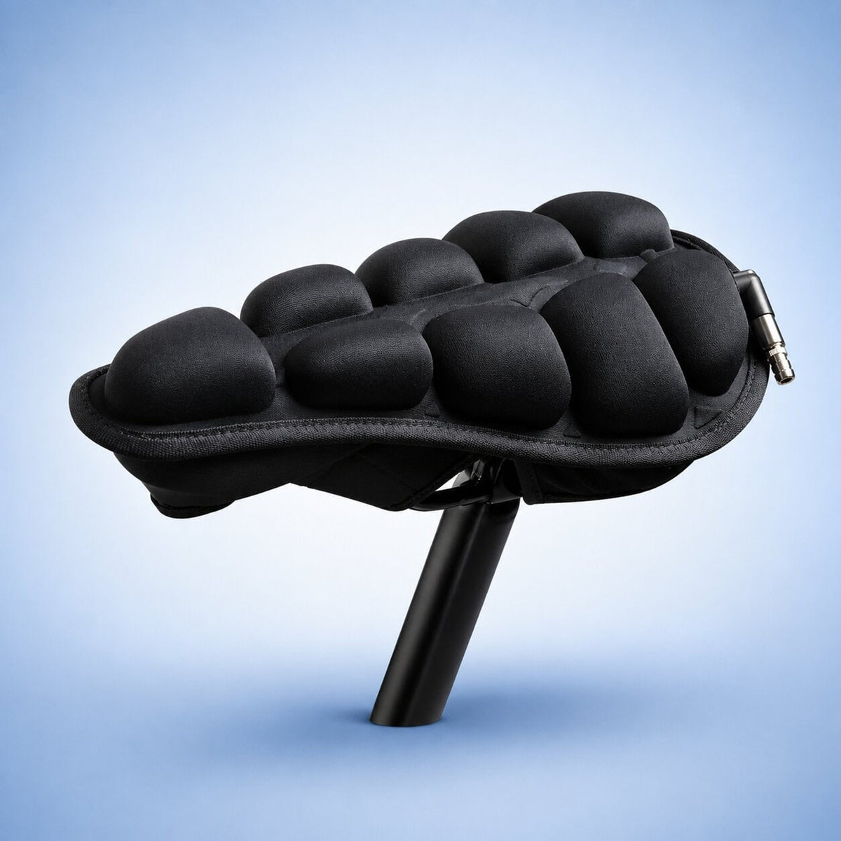 Inflatable Bike Seat Cover With Hand Pump And Elastic Straps - Image 2