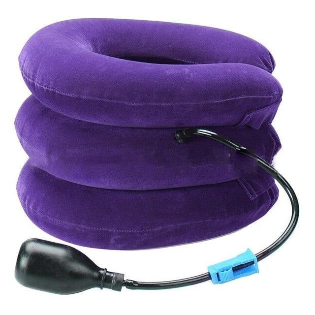 Inflatable Neck Traction Collar Three Layers Cervical Pillow - Image 4