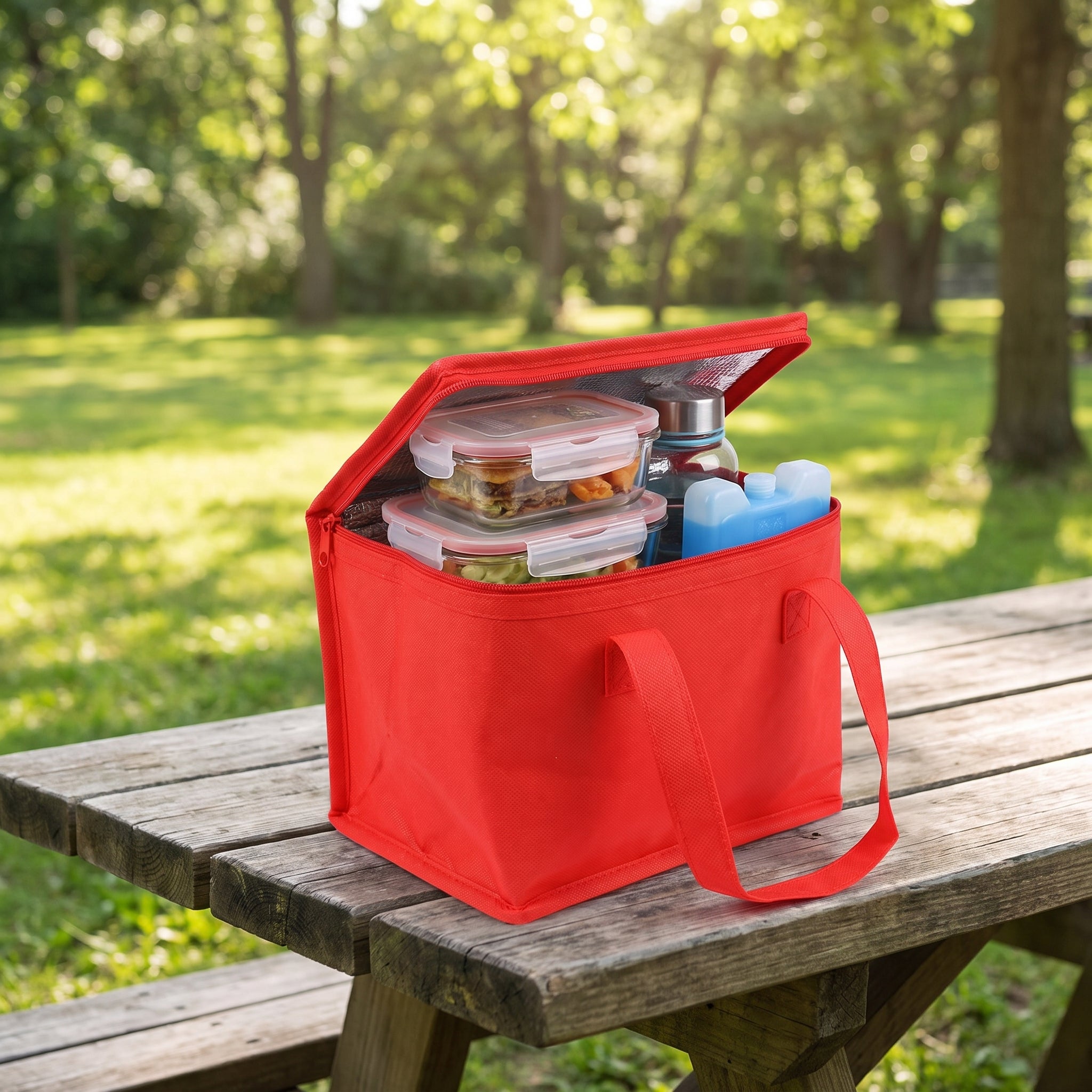 Lunch Bag Insulated Cooler Portable Food Delivery Tote - hero