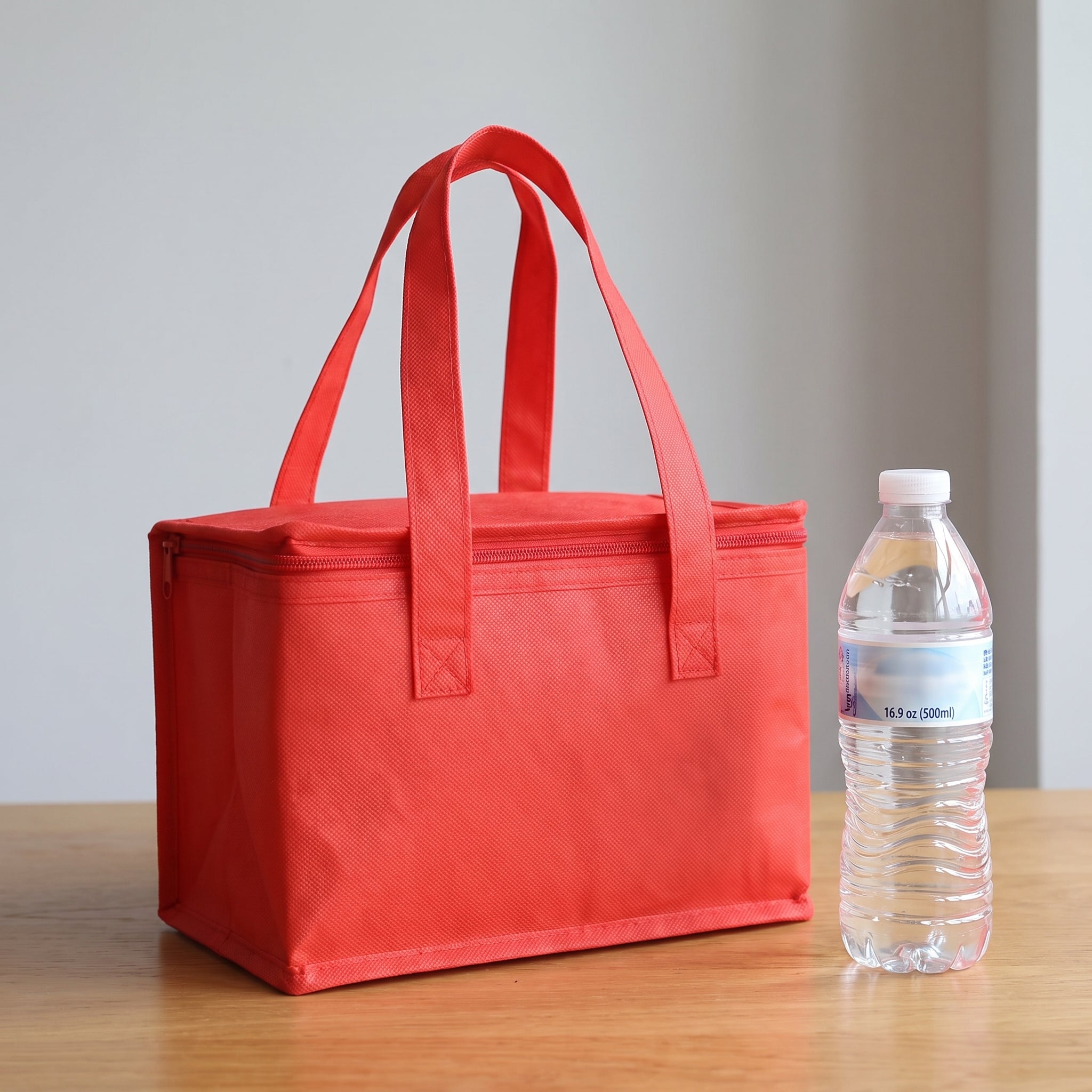 Lunch Bag Insulated Cooler Portable Food Delivery Tote - scale