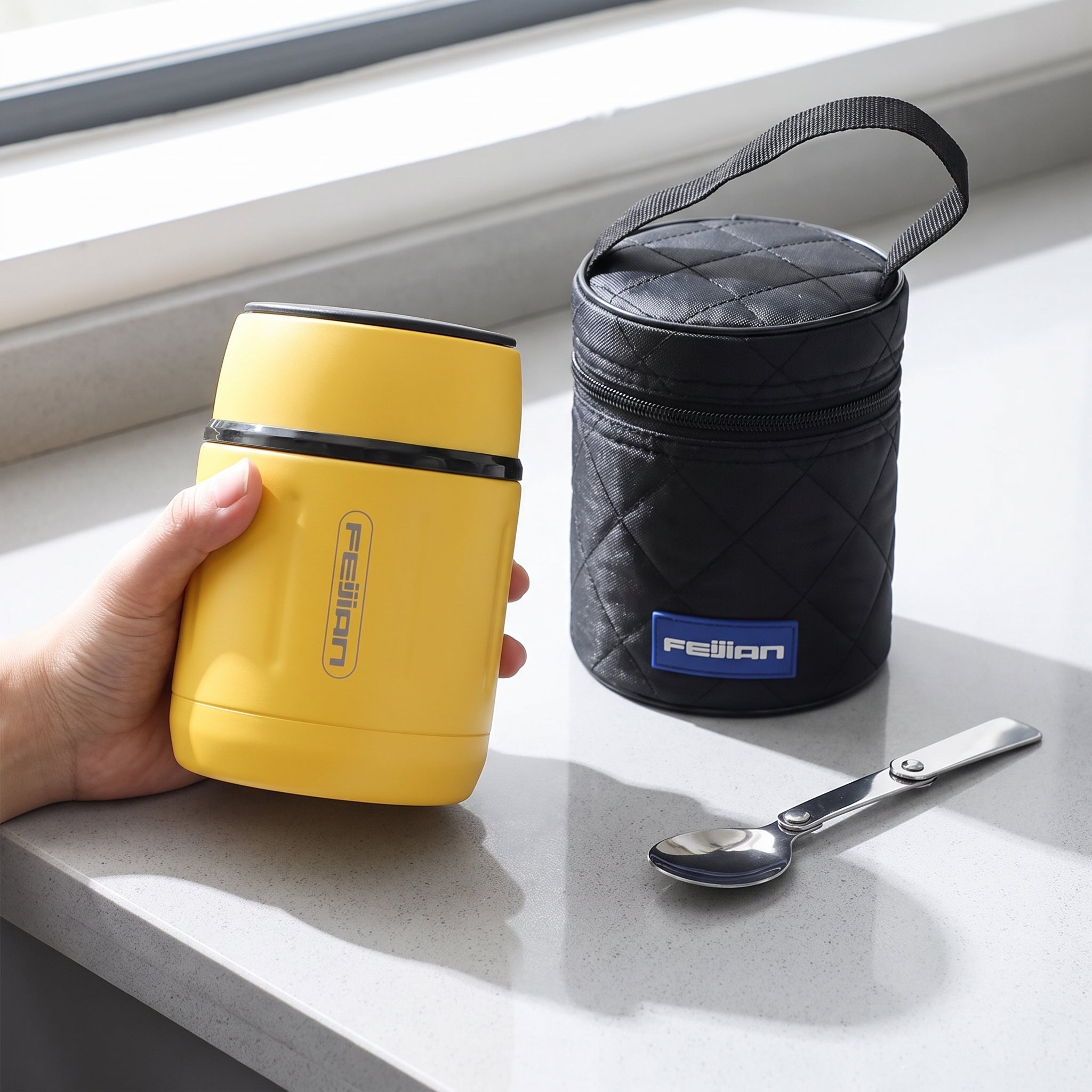 Food Container Lunch Insulated Jar - scale
