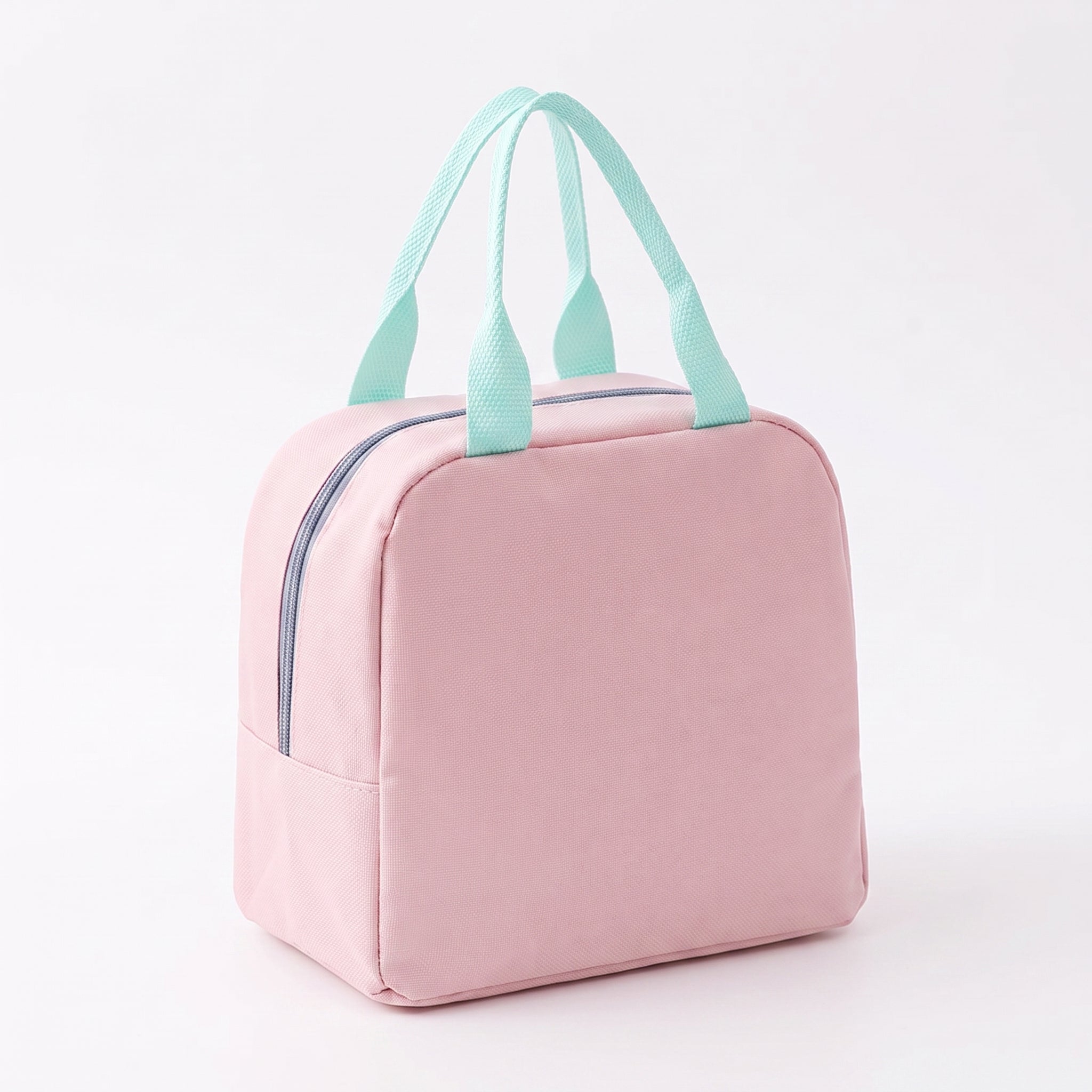 Lunch Bag Insulated Cooler for Work Soft-Sided Fabric Design - angle