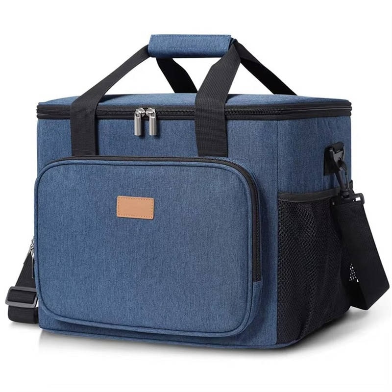 Insulated Lunch Bag Cooler Bag Soft Sided Storage Bag Strap - Image 7