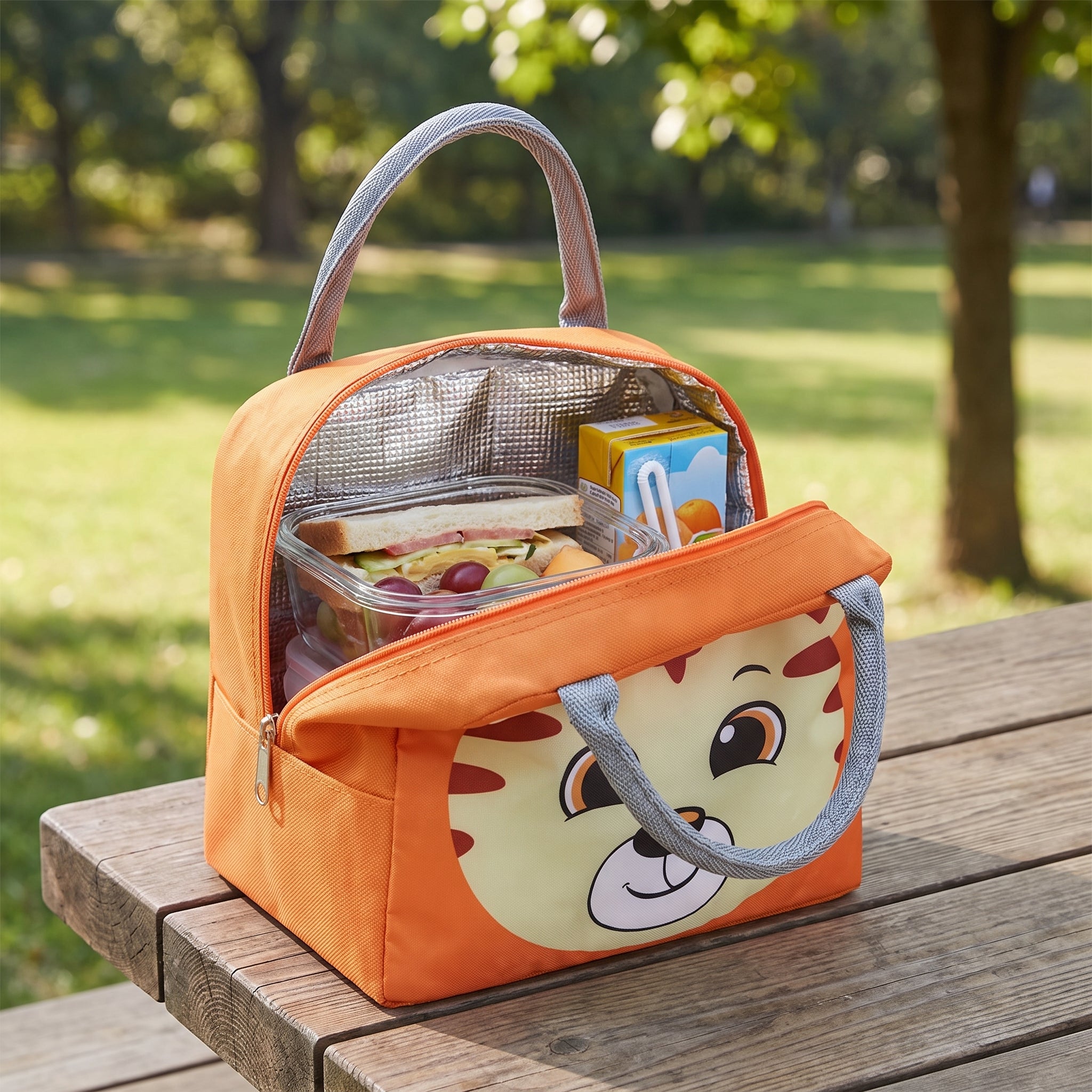 Lunch Bag Insulated Cooler Cartoon Animal Portable - hero