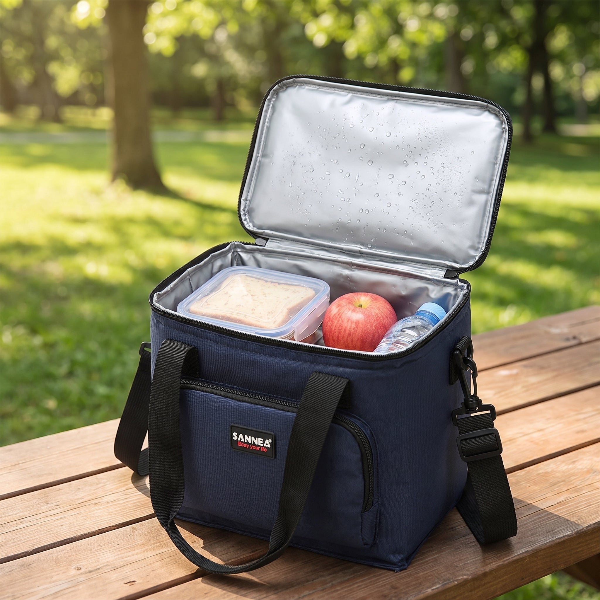 Lunch Bag Insulated Portable Cooler Strap Multi-Patterned - Image 4