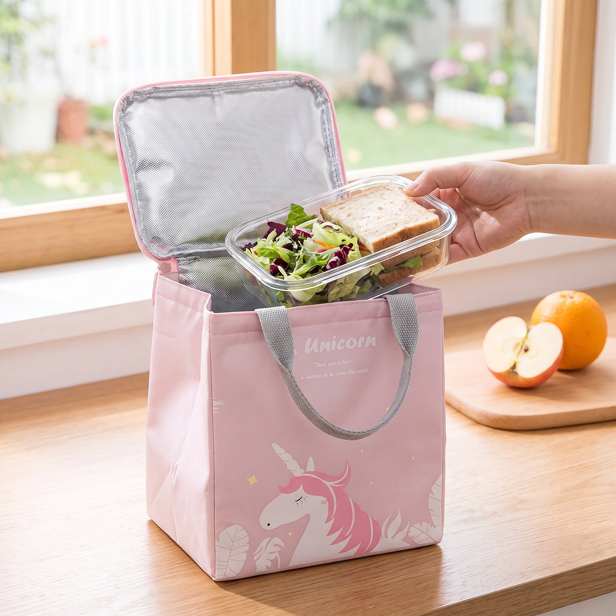 Lunch Bag Insulated Cooler for Work Soft-Sided Fabric Design - Image 9