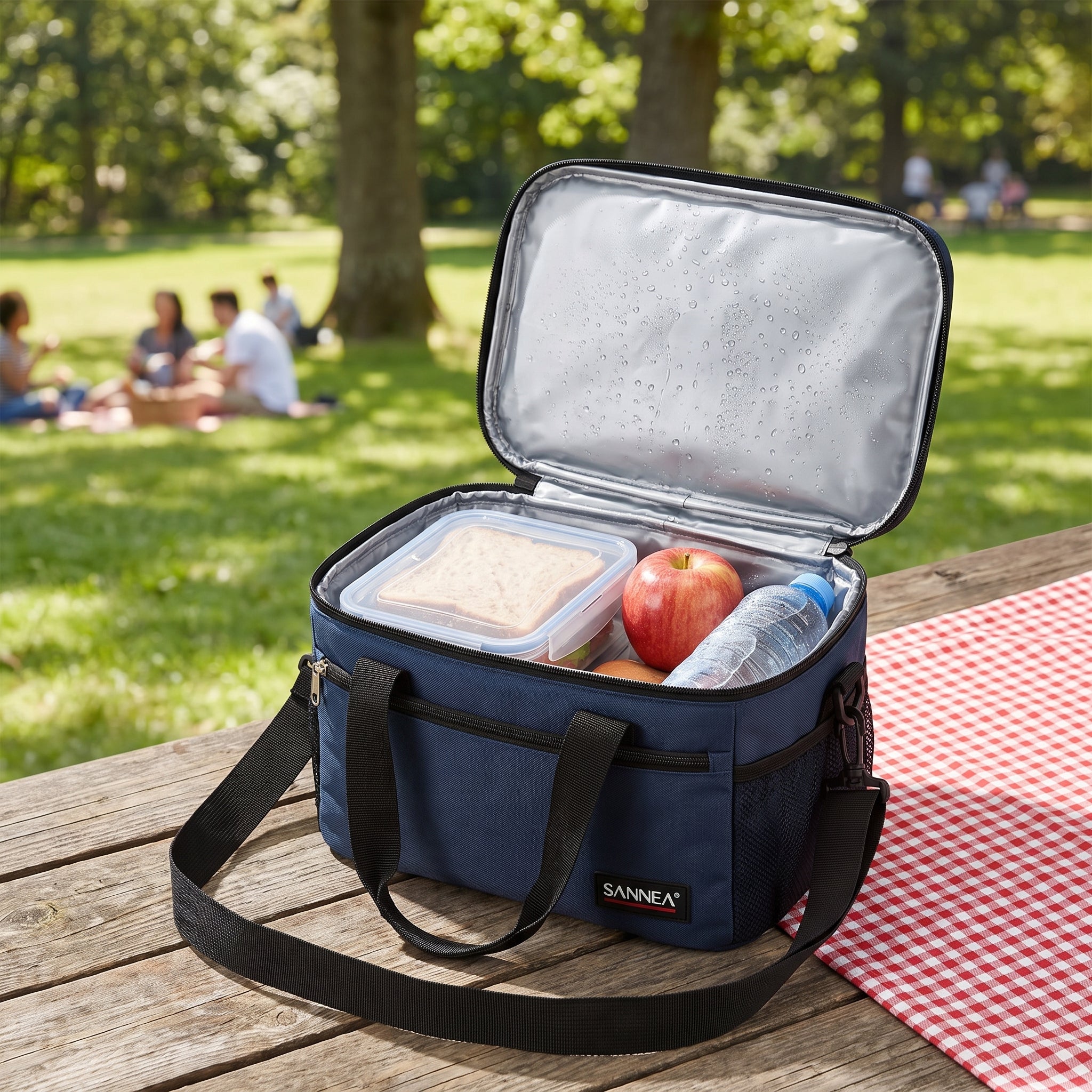 Lunch Bag Insulated Portable Cooler Strap Multi-Patterned - hero