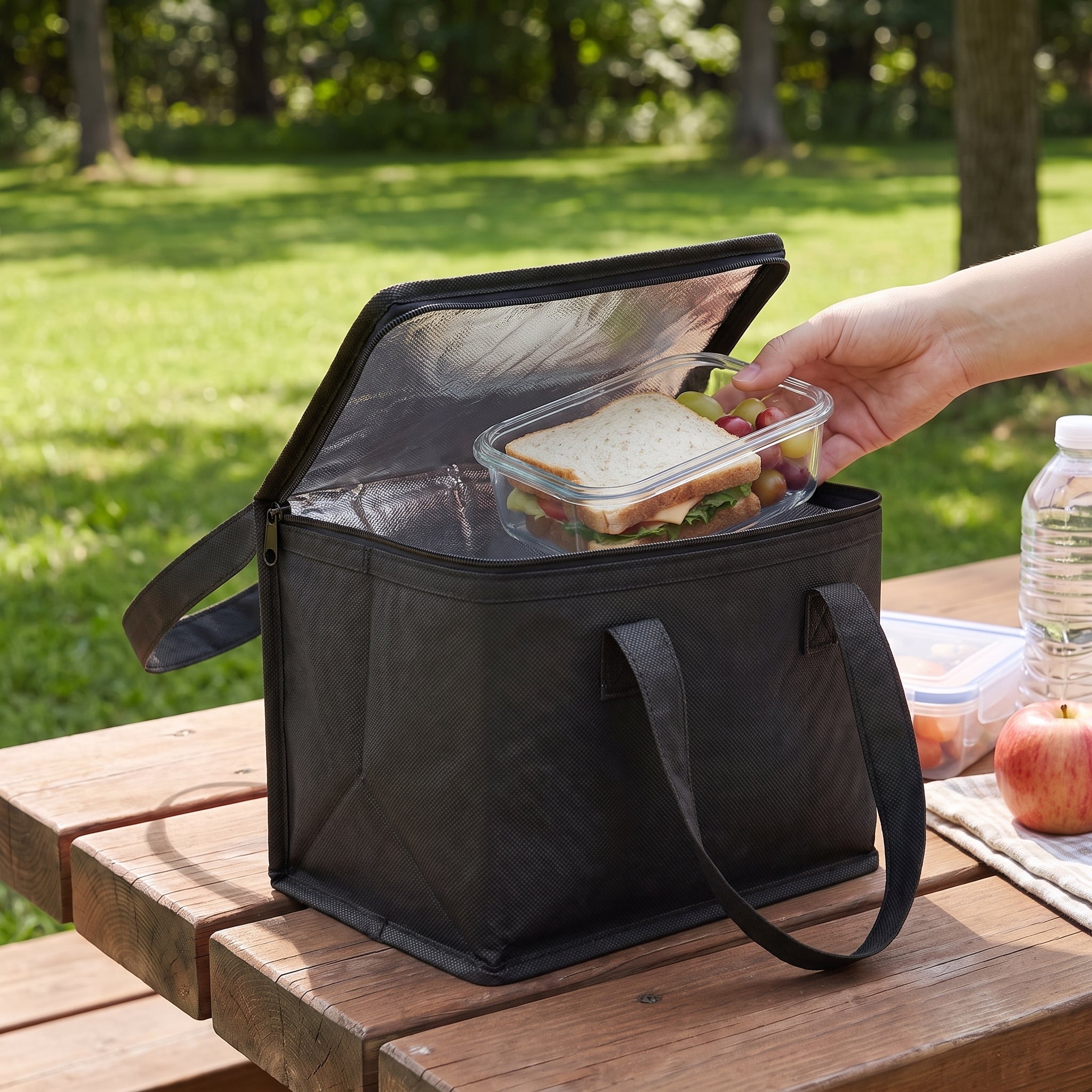 Lunch Bag Insulated Food Storage Cooler Portable Design - Image 9