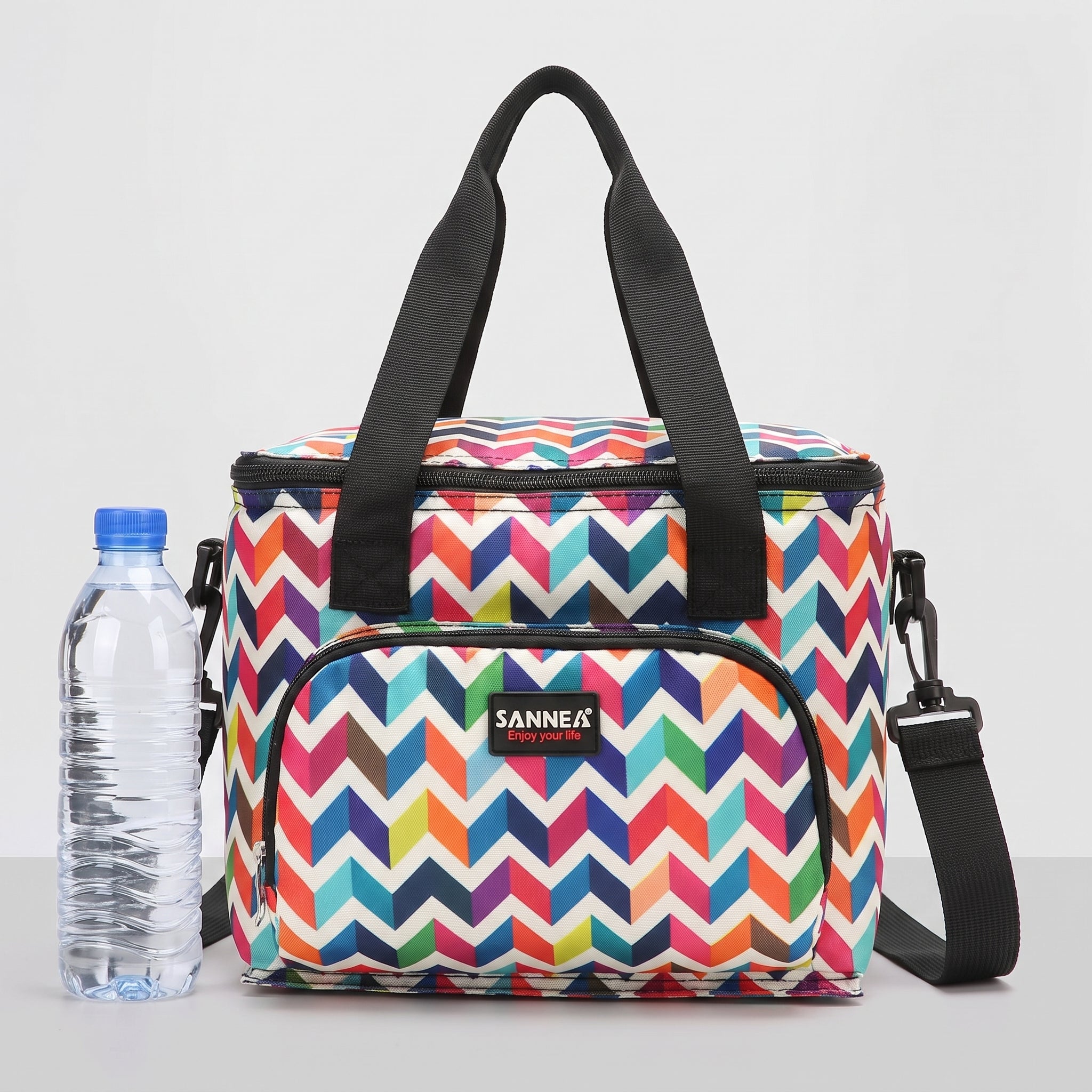Lunch Bag Insulated for Work Cooler Portable Strap Storage - scale