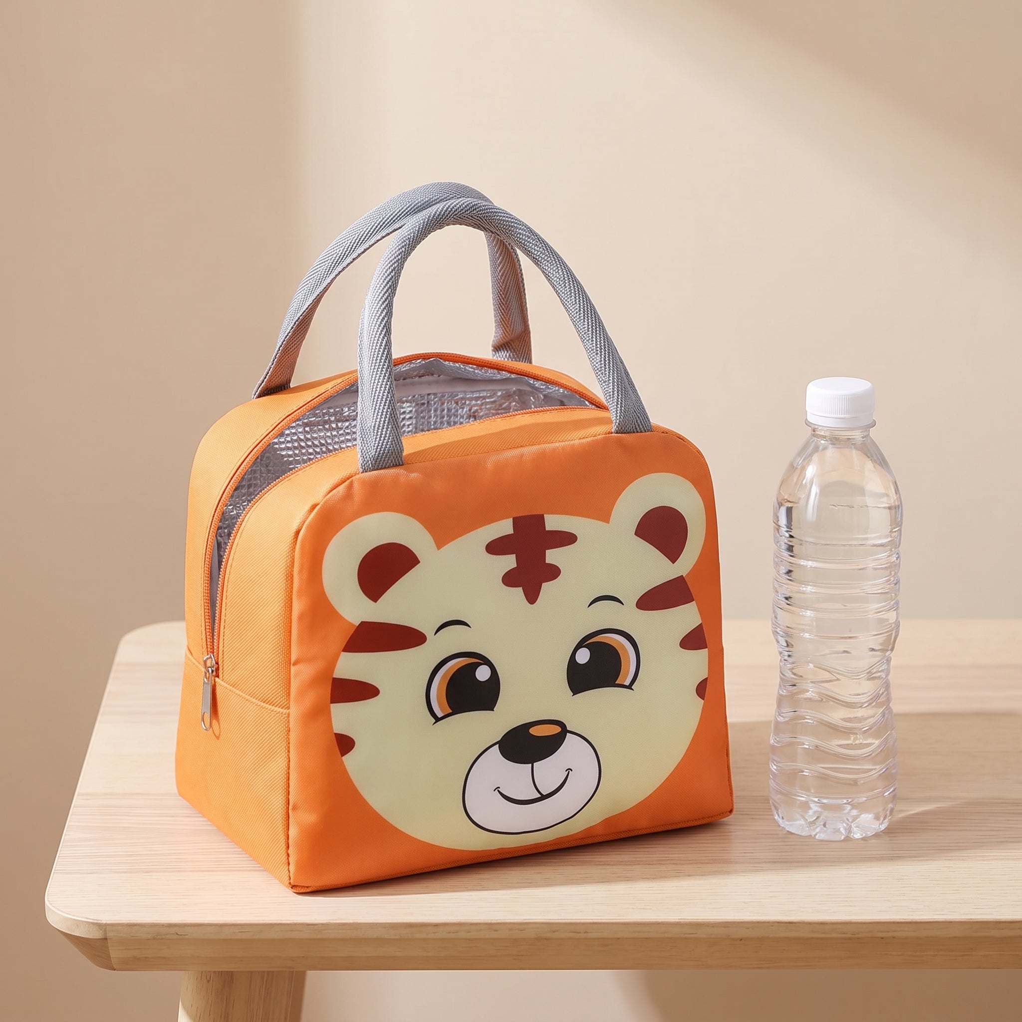 Lunch Bag Insulated Cooler Cartoon Food Storage - scale