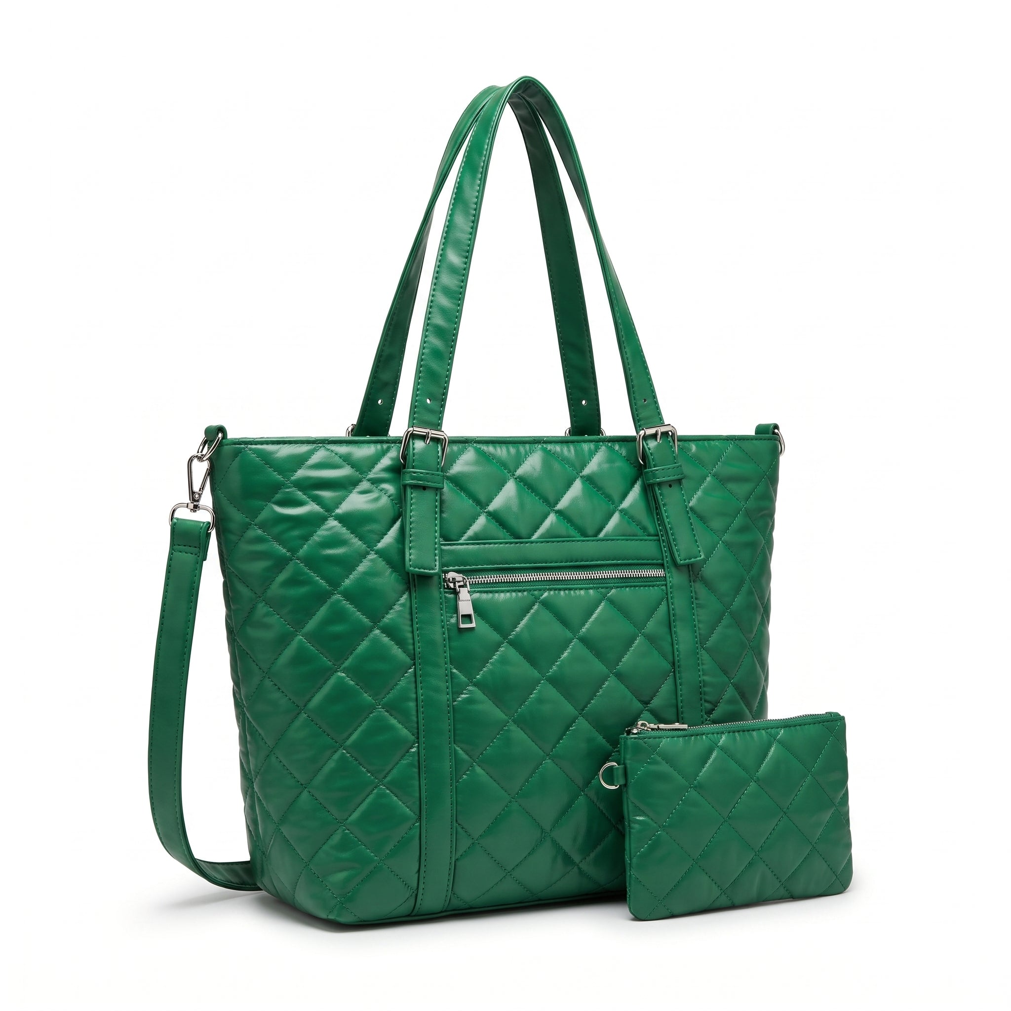 Women's Lunch Bag Insulated Lunch Tote Bag Laptop Bag Quilted Pouch - Image 11