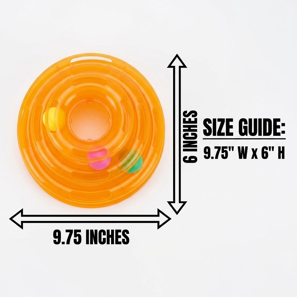 cat toy tower dimensions and size guide