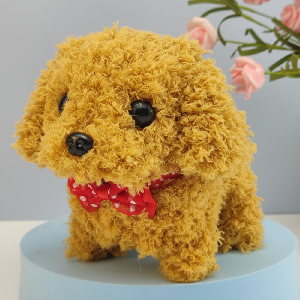 Interactive Plush Toy Robot Puppy Realistic Play Puppy Cuddly Soft - Image 1