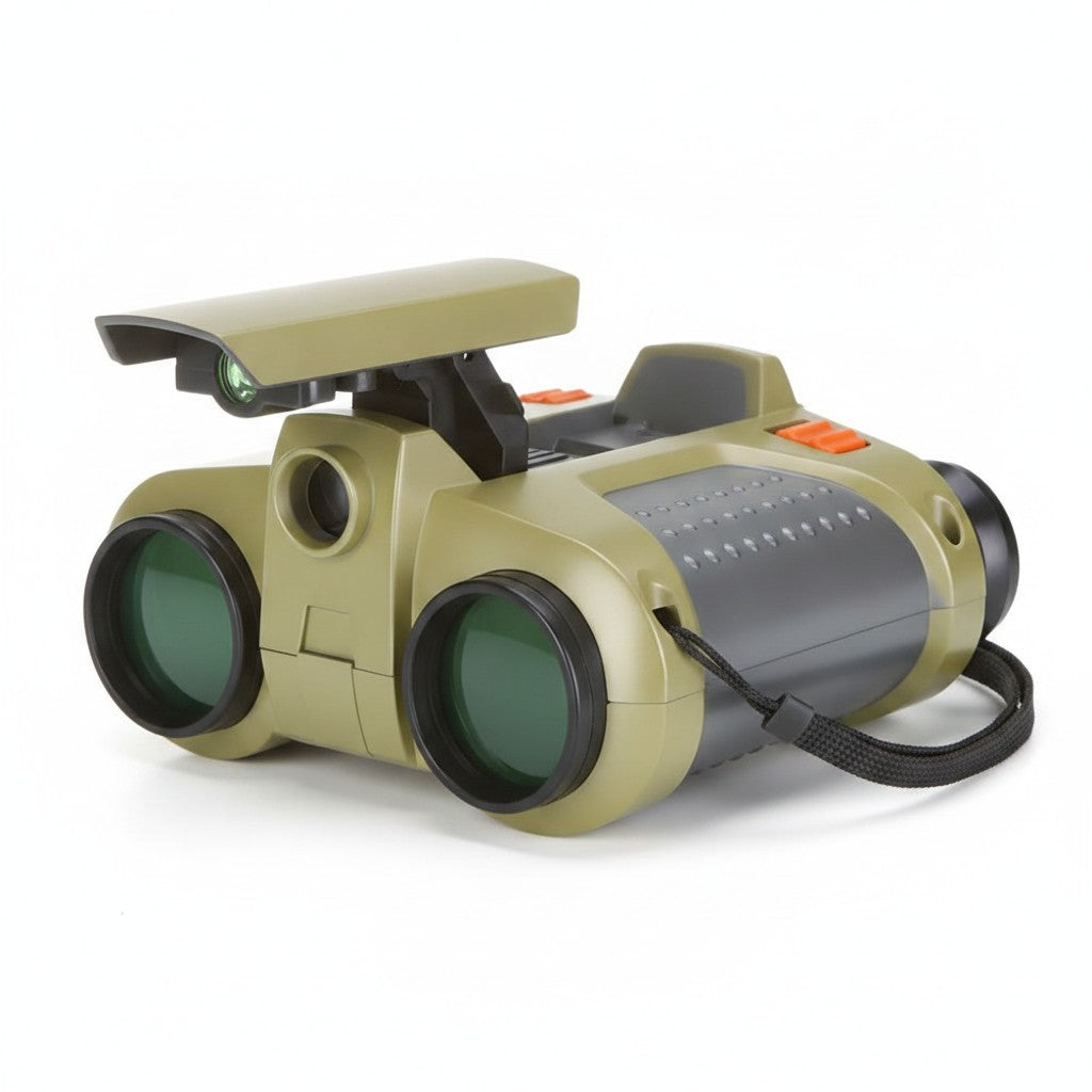 kids toy binoculars product photo on white background